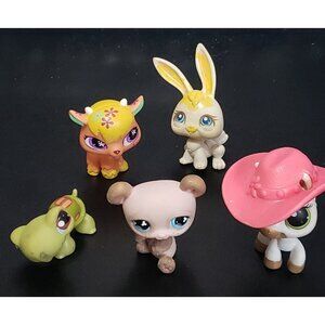 Littlest Pet Shop Pets LPS Magnetic Feet Pony Bunny Bear Turtle Goat